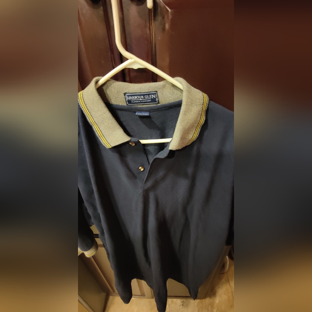 New salesman sample Harbour Glen Classic Comfort Polo 3XL Black